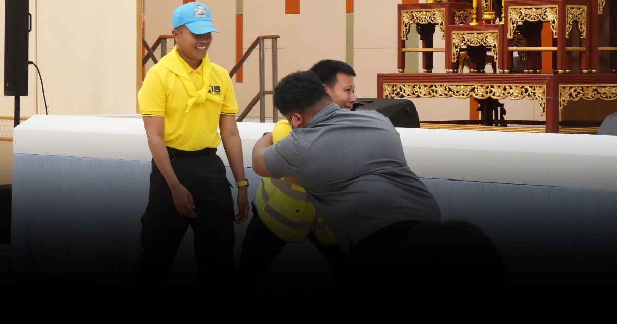 “การฝึกซ้อมแผนเผชิญเหตุ Active Shooter หนี ซ่อน (สู้)” รู้หลบเป็นปีก รู้หลีกเป็นหาง