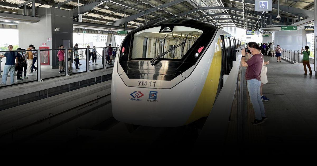 EBM แจงเหตุรถไฟฟ้าสายสีเหลืองล้อหลุด