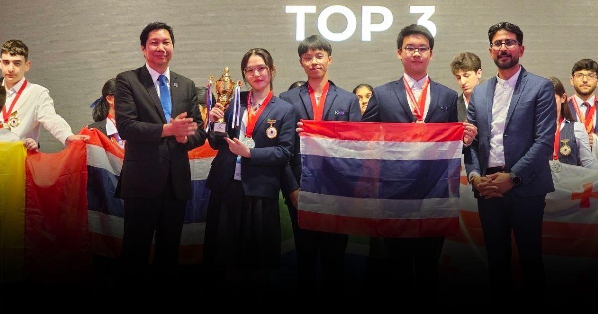 เยาวชนไทยคว้า 3 รางวัลใหญ่ โครงงานวิทยาศาสตร์ระดับนานาชาติ I-FEST 2024