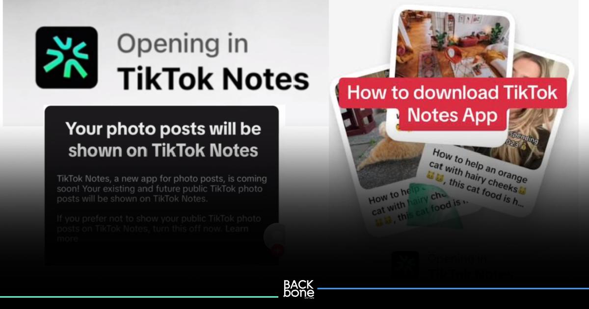 TikTok เปิด TikTok Notes ชน Instagram แอพโชว์ ภาพนิ่ง