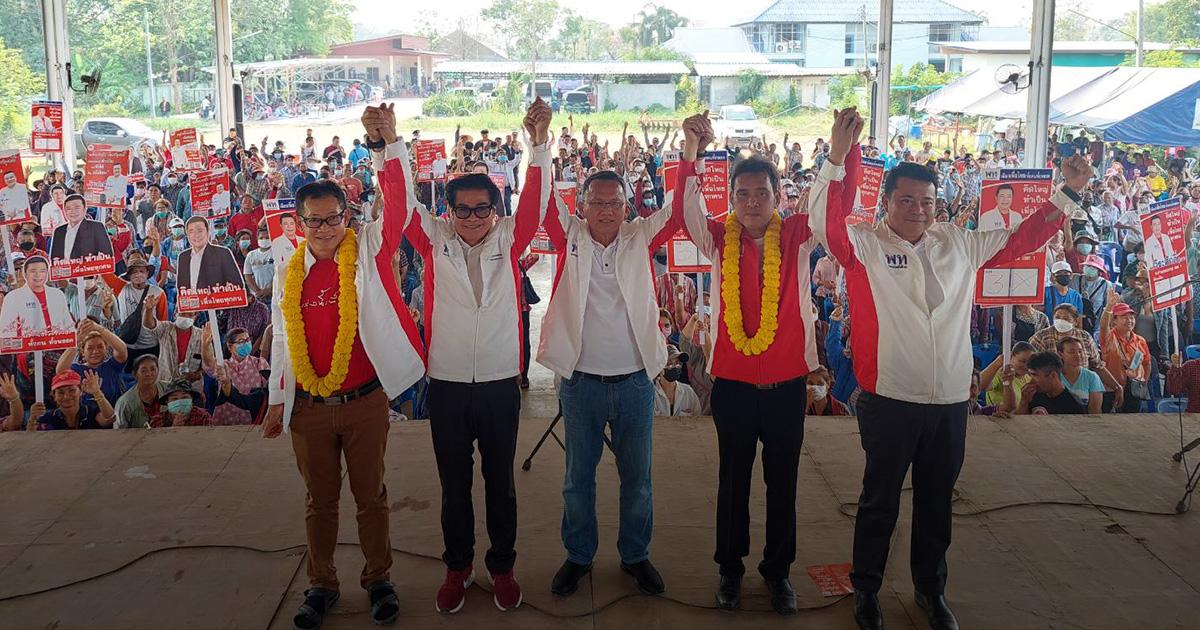 “สมศักดิ์” ควง “สุธรรม” ปราศรัยช่วยผู้สมัคร ส.ส.นครสวรรค์-กำแพงเพชร