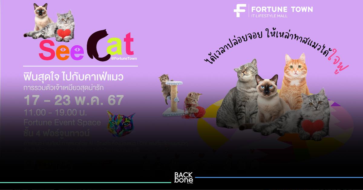 ชวนทาสแมวให้ใจฟู กับงาน “See Cat @ Fortune Town”