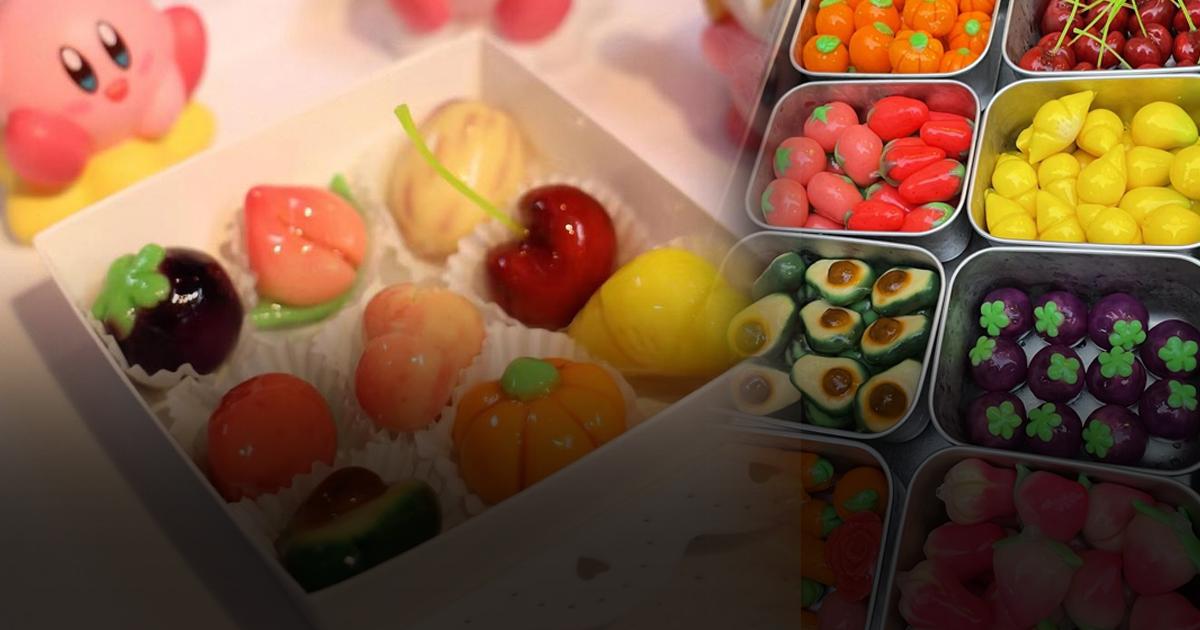 “ลูกชุบ” ขนมหวานสุดน่ารักของไทย กำลังฮิตในหลายเมืองของจีน