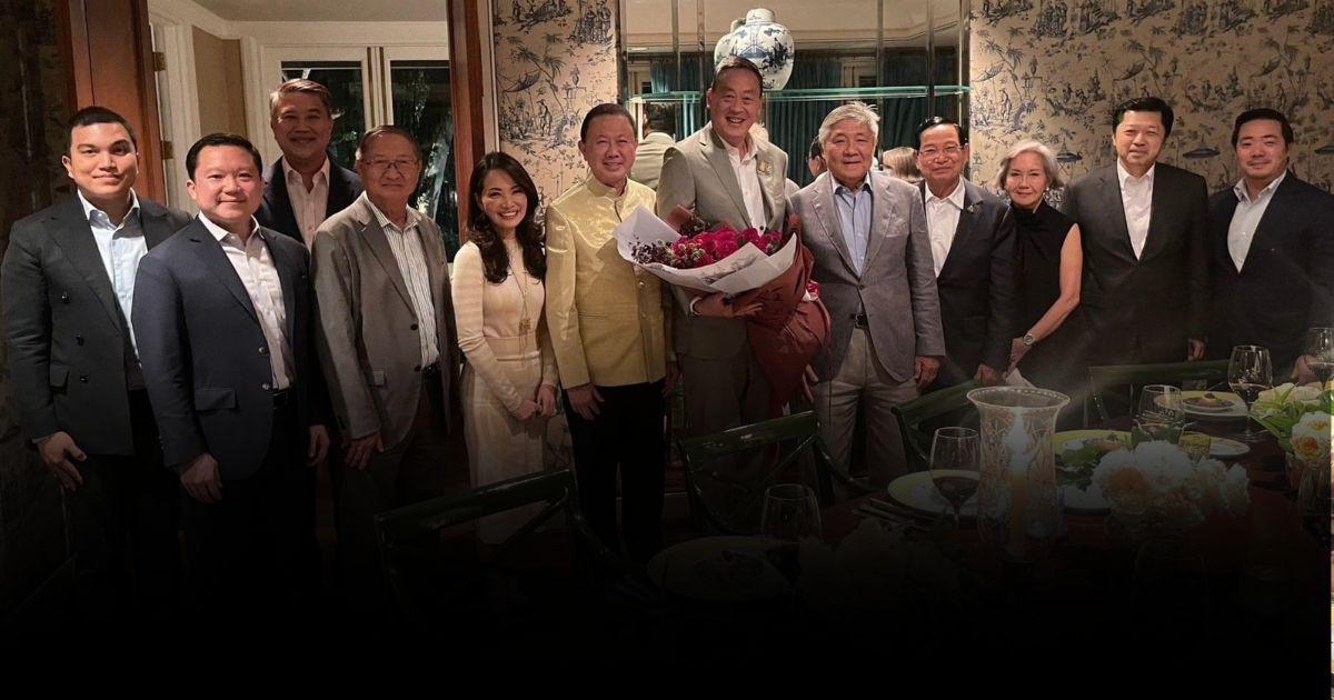 เหล่าเจ้าสัว แสดงความยินดี มอบดอกไม้ ให้ “เศรษฐา” นายกรัฐมนตรี