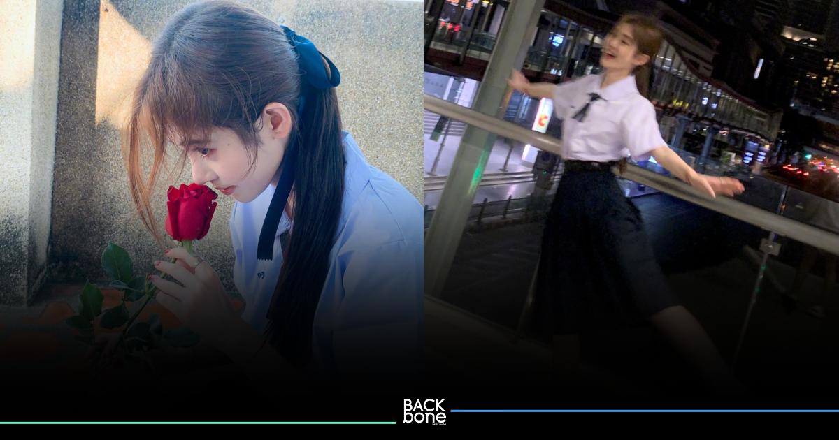 ใจละลาย! “จวีจิ้งอี” นางเอกจีน ลัดฟ้าเที่ยวไทยสวมชุดนักเรียนไทย