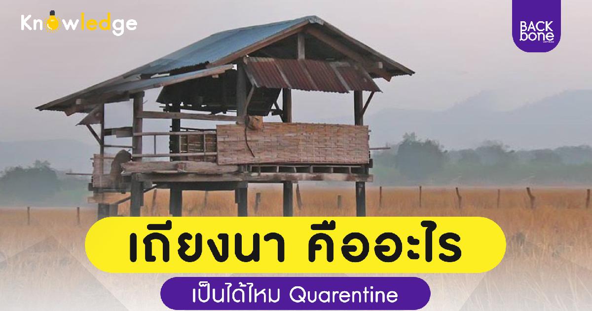 เถียงนา คืออะไร เป็นได้ไหม Quarentine