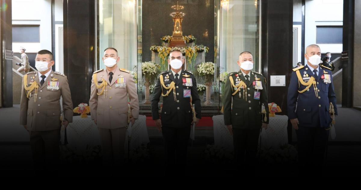 ผบ.เหล่าทัพ ร่วมพิธีวันกองทัพไทย 2566