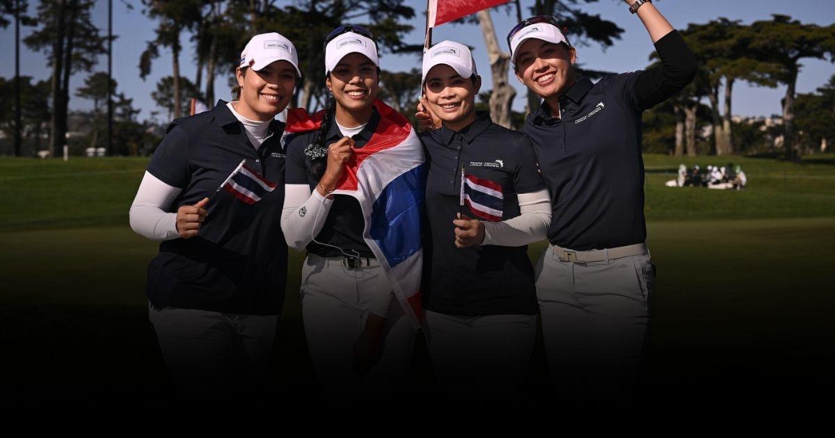 แชมป์กอล์ฟหญิง LPGA 4 โปรสาวไทย รวมทีมทำได้สร้างประวัติศาสตร์สำเร็จ