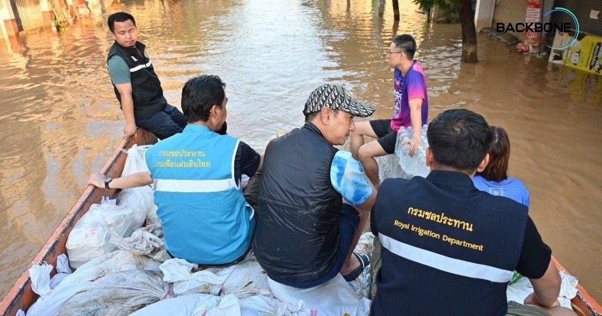 จับมือไว้ แล้วไปด้วยกัน กรมชลฯ เคียงข้างประชาชน บรรเทาทุกข์ชาวเชียงใหม่