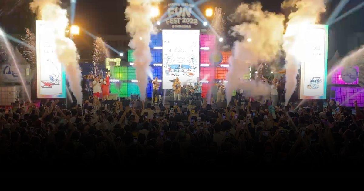 ครั้งแรกของสงขลา! สงกรานต์สุดมัน ริมชายหาดชลาทัศน์ แหลมสมิหลา