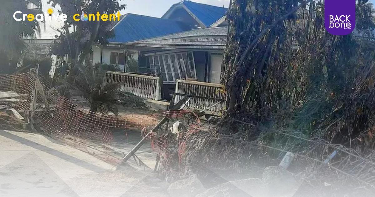 เปิดภาพ เมืองหลวง ‘ตองกา’ หลังภูเขาไฟใต้ทะเลระเบิด
