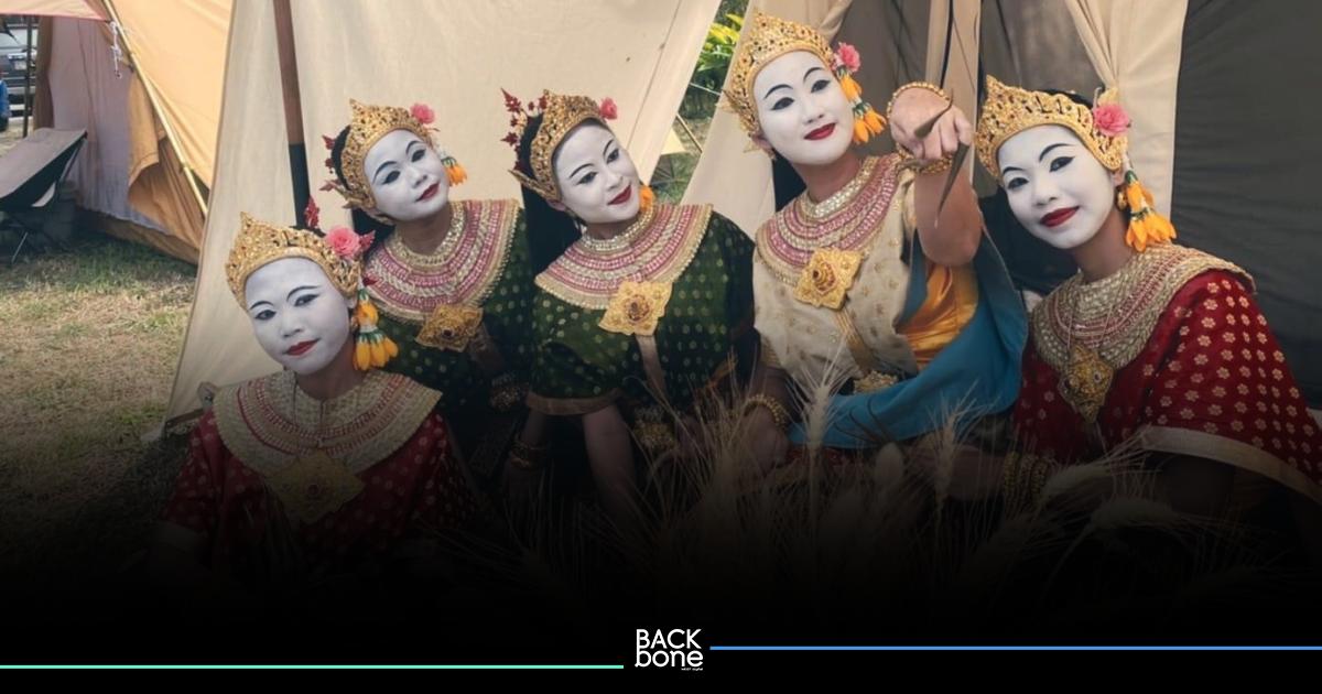 ไวรัลหลอนแต่งชุดนางรำกางเต็นท์เขาใหญ่