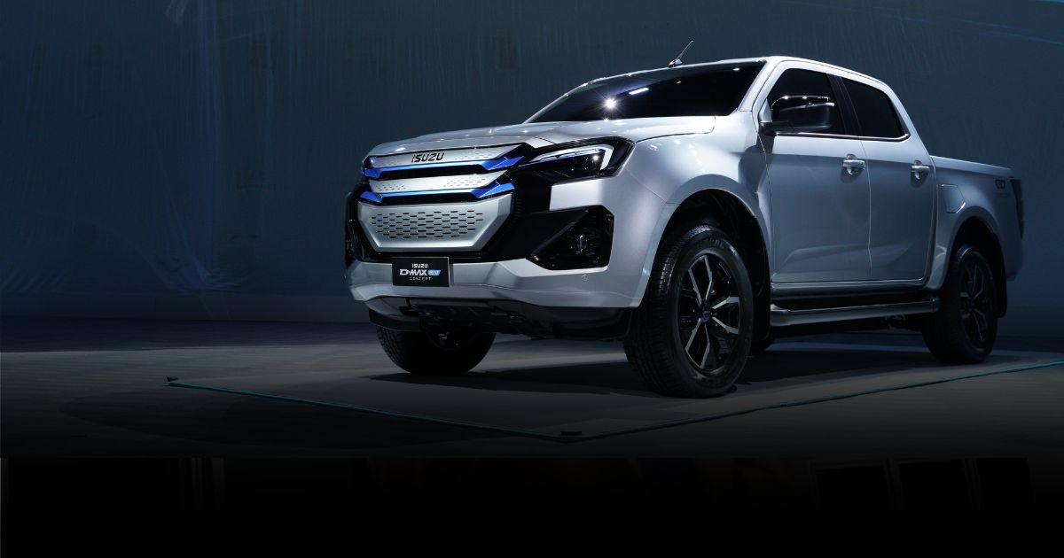 ส่อง “รถกระบะไฟฟ้า” “Isuzu D-Max EV” เริ่มผลิตในไทยปี 2568