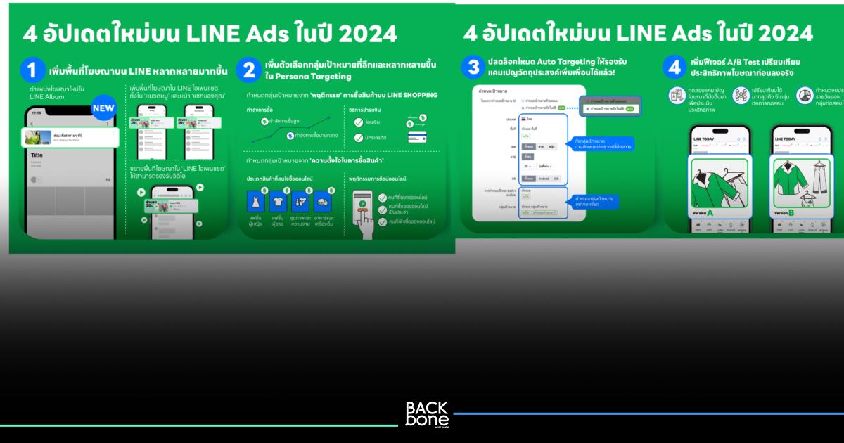 4 อัปเดตใหม่บน LINE Ads ในปี 2024