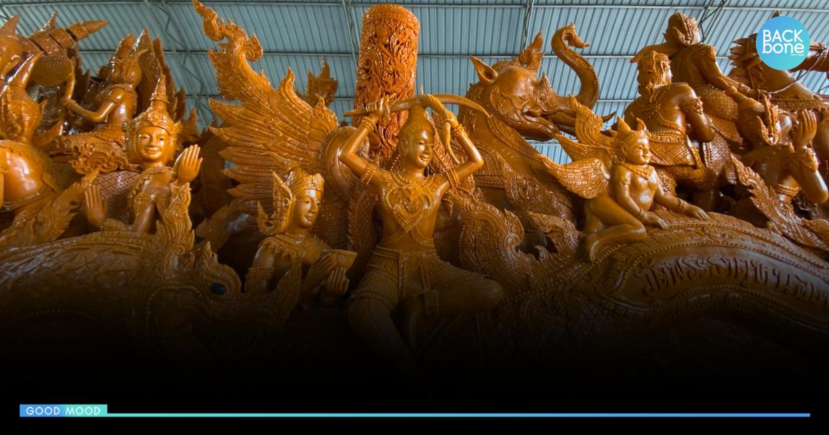 แกะสลัก ปิดต้นเทียนพรรษา วิถีชุมชน อันซีนเมืองอุบลราชธานี