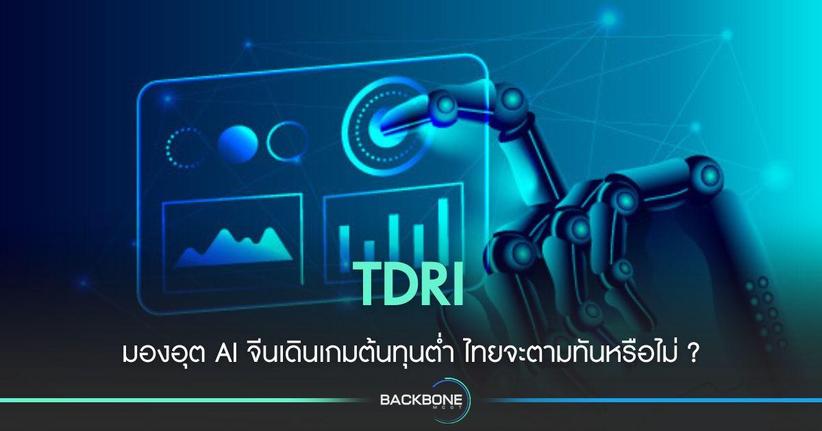 TDRI มองอุตฯ AI ไทยควรไปทางไหน?