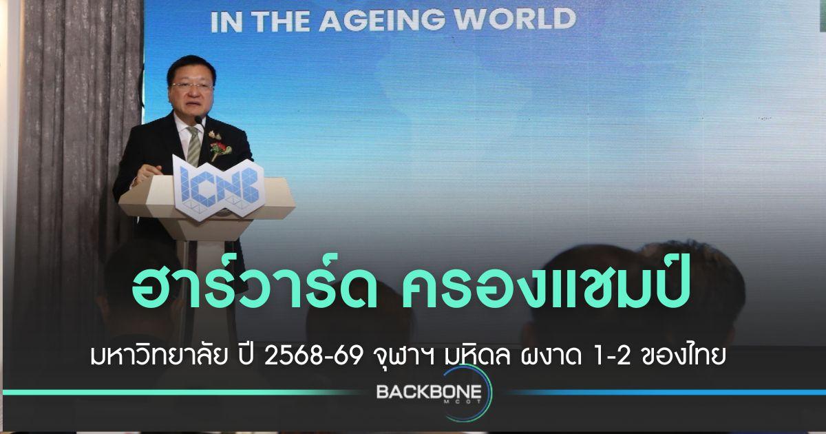 ม.ฮาร์วาร์ด ครองแชมป์ มหาวิทยาลัยสร้างชาติ